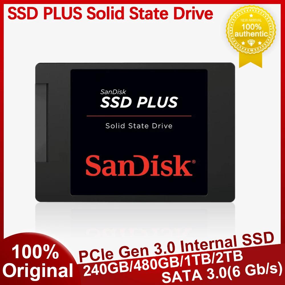 Sandisk SSD ÷  SSD ָ Ʈ ϵ ̺ ũ, PC Ʈ ǻͿ, 240G, 480G, 1TB, 2TB, SATA III, MLC, 2.5 ġ